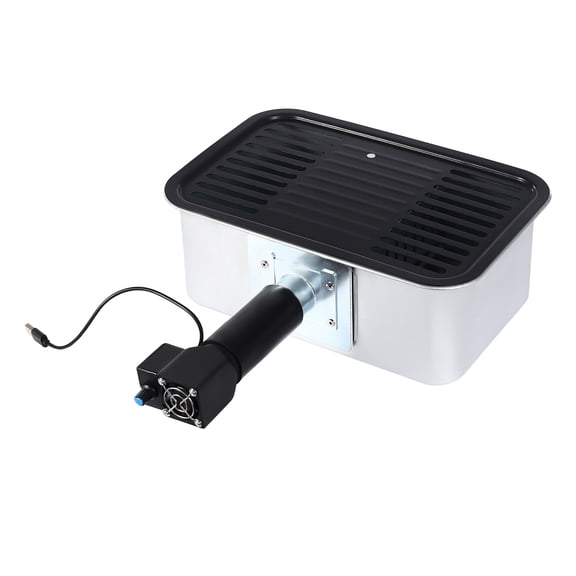 Portable Campfire Grill with Carbon Ash Box, Dual Cooking Grids, Removable Non-Stick Net, Anti-Scald Handle, Perfect for Outdoor Use