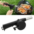 Bbq Blower Fan Zerodis Portable BBQ Fan Air Blower Handheld Battery Powered Barbecue Fan Air Blower Outdoor Camping Picnic Grill Cooking Tool Pocket Bellows
