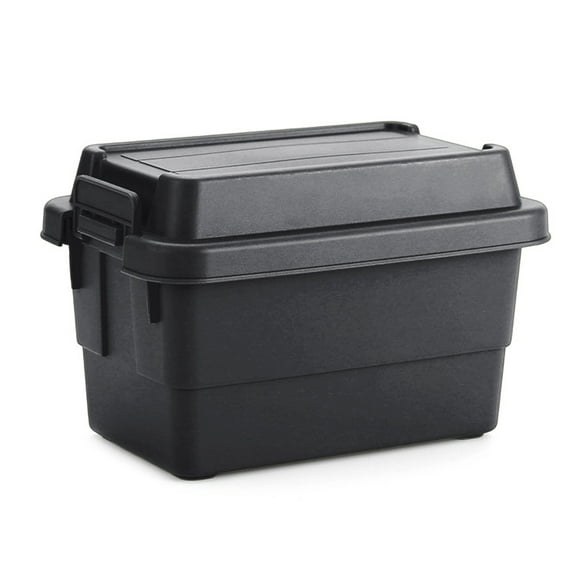 Portable Camping Carrying Case 1.1L Dustproof for Cooking Traveling Grocery (Black)