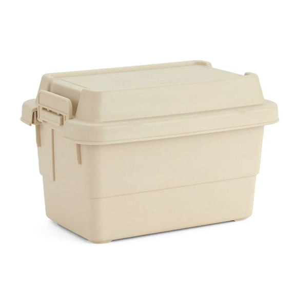 Portable Camping Carrying Case 1.1L Dustproof for Cooking Traveling Grocery (White)