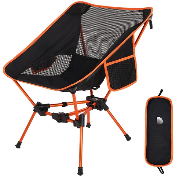 Portable Camping Chair Backpacking - The 4th Generation Ultralight Folding Compact  Lightweight Foldable Chairs For Hiking Mountaineering Beach