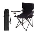 thumbnail image 1 of Portable Camping Chairs Folding Lawn Chair Outdoor Lightweight Beach Chair with Cup Holder & Carry Bag for Outside Sports, Fishing, Hiking, Travel, Picnic, Backyard, 1 of 13