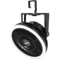 thumbnail image 1 of Portable Camping Fan with LED Lantern, 24HRS Running 8inch Rechargeable Tent Fan, Powerful 3-Speed 180° Rotate with Hook, Quiet for Outdoor RV Travel Fishing Hurricane Emergency Power Outage, 1 of 8
