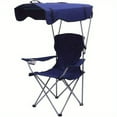 thumbnail image 1 of Portable Camping Folding Chair with Canopy, Armrests, Beach Chair, Oxford Cloth Fishing Chair, 1 of 7