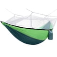thumbnail image 1 of Portable Camping Hammock with Mosquito Net Lightweight Nylon Swing Bed with Straps for Outdoor Travel Backyard, 1 of 4