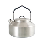 Portable Camping Kettle 1L for Open Fire, Durable Lightweight Stainless Steel Camp Tea Pot, Campfire Water Boiler for Outdoor Hiking and Backpacking, Backpacking and Camping