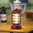 thumbnail image 1 of Portable Camping Lantern, USB or Battery Powered, 360° Bright LED Light, Waterproof Outdoor Tent Light, Adjustable Brightness, Hiking, Camping, Emergency, Outdoor Lighting, 1 of 6