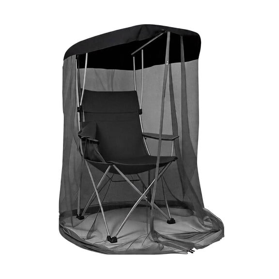 Portable Camping Net With Zipper Opening Mesh Netting For Outdoor Hiking Fishing Garden Patio Use Excluding Chair