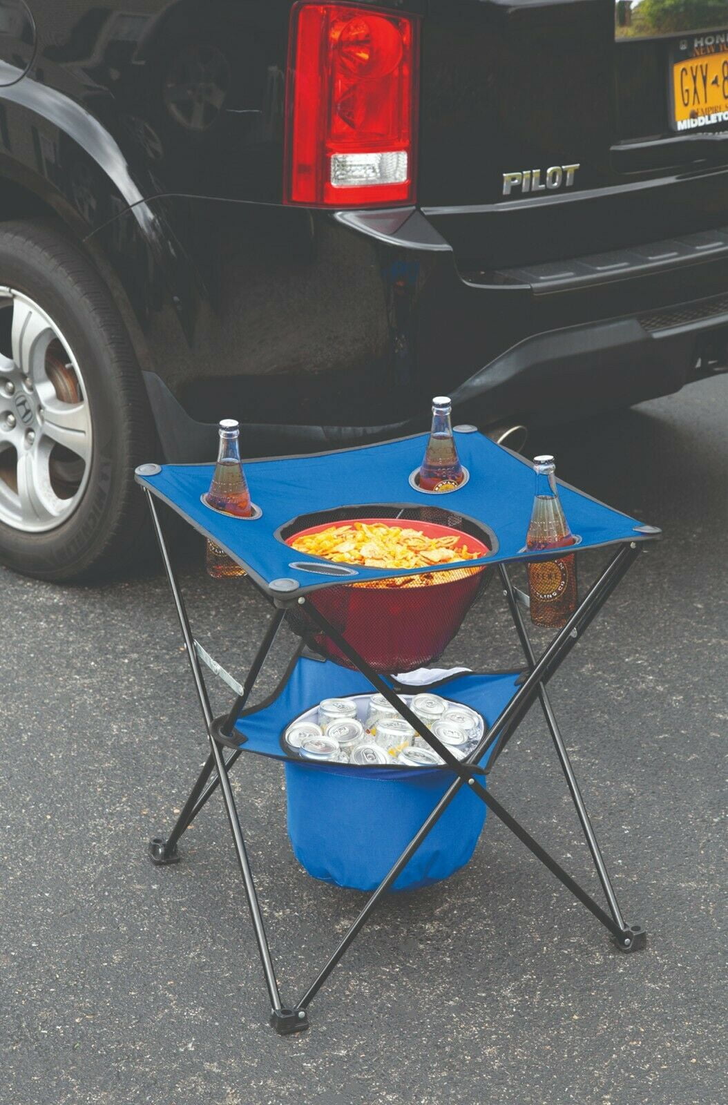Inflatable Side Table Portable Camping Side Table for Outdoor Picnic, Beach, Games, Camp, and ...
