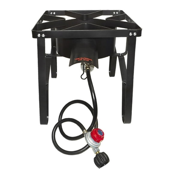 Portable Camping Single High Pressure Propane BBQ Gas Stove Burner Cook Cooking