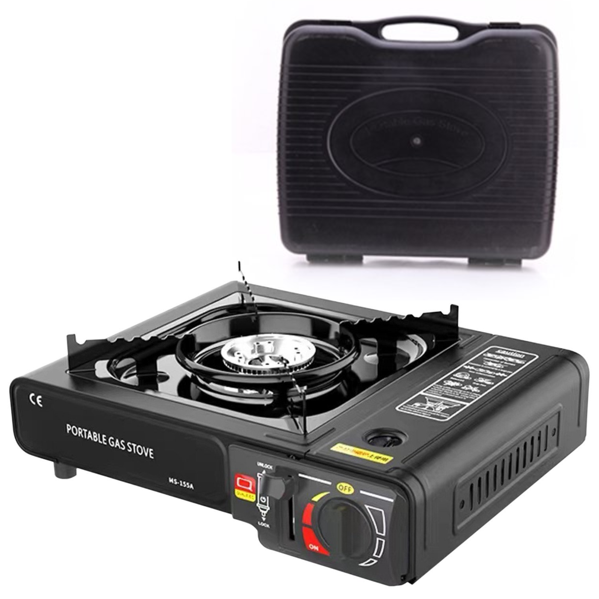 GasOne GS8300 Camp Stove Compact Butane Stove with Carrying Case