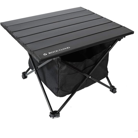 Portable Camping Table Ultralight Aluminum Camp Table with Storage Bag Folding Beach Table for Camping Hiking Backpacking Outdoor Picnic