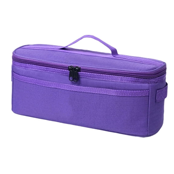 Portable Camping Tableware Storage with Meshes Pocket Water Resistant Design Fabric Texture for Organization