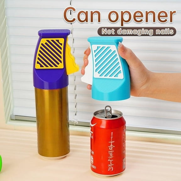 Portable Can Opener for Drinks Beer Cola, Easy-Use Bottle Opener, Durable Design, Perfect for Home & Travel Use, Compact Size