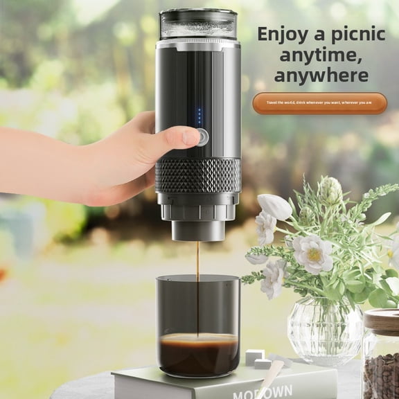 Portable Capsule Coffee Maker for Car, Home, and Outdoor Use