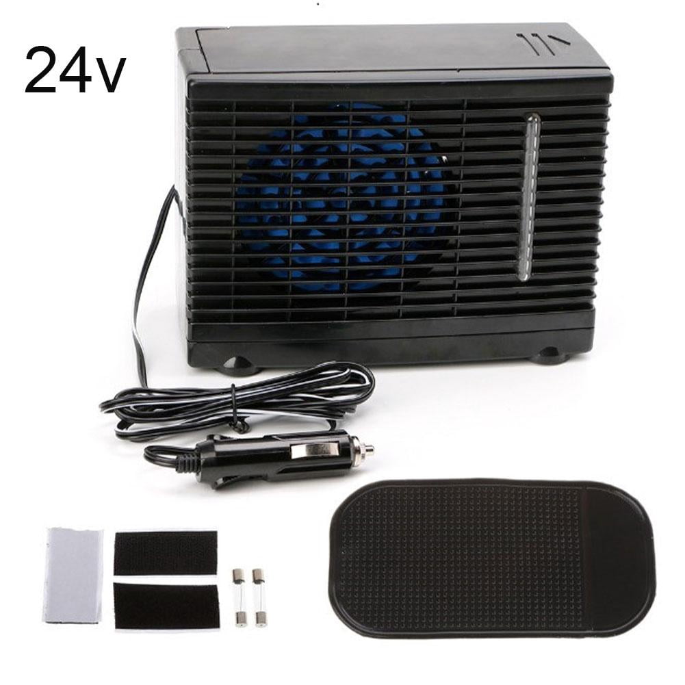 Portable Car Air Conditioner Fan, 12V/24V Water Cooling Fan for Trucks, RVs, SUVs, Boats - Compact & Energy Saving Personal Cooler