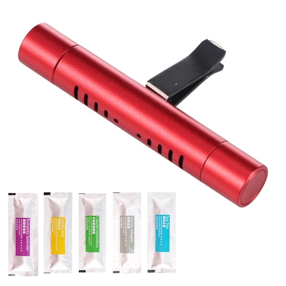Portable Car Air Purifier Compact Metal Construction Refreshing Cleaner Continuous Scent Distribution Easy Installation Ideal For Vehicle Use