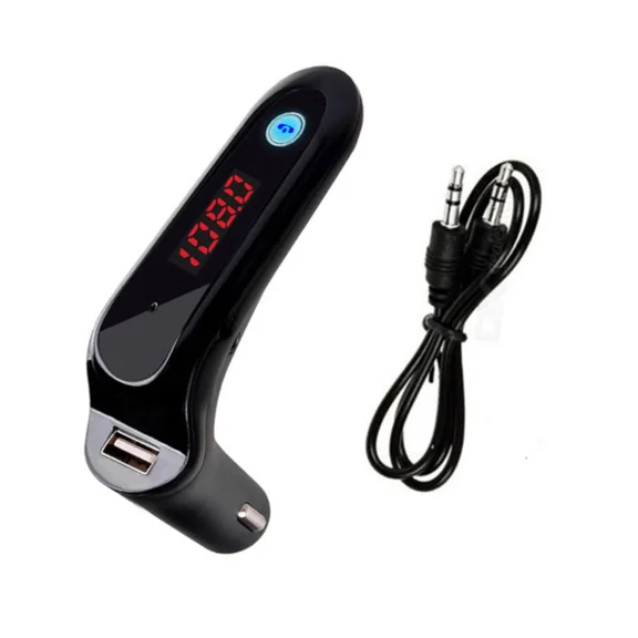 Portable Car Bluetooth Fm Transmitter Radio Handsfree Mp3 Player/Usb Charger