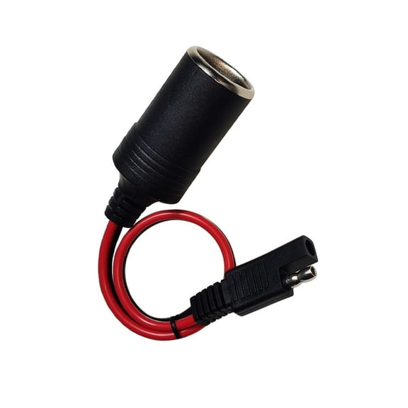 Portable Car Charging Socket Extension Cord for Solar Systems and Batteries Flexible Connection Wire
