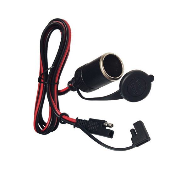 Portable Car Charging Socket Extension Cord for Solar Systems and Batteries Flexible Connection Wire