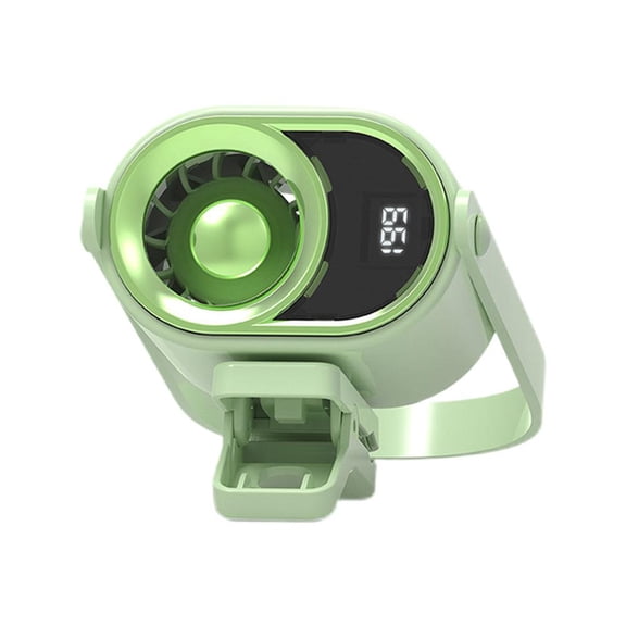 Portable Car Clip on Conditioner Fan, Portable Stroller Fan with LED Display, 360 Rotation USB Rechargeable Cooling Fans, Mini Hands-Free Clips Fans, for Auto Vehicle Travel Outdoor