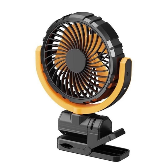 Portable Car Clip on Fan Battery Operated Wind 900 Rotate Quiet Small Air Cooling Fan for Desk Camping Stroller Fan