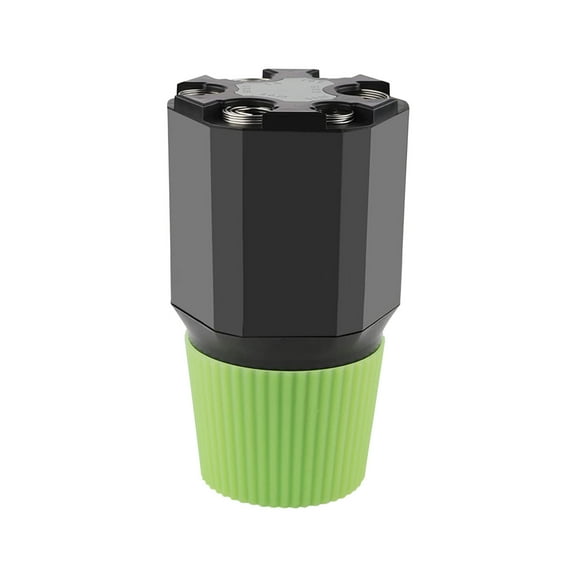 Portable Car Coin Bank with Removable Lid for Change Storage and Decoration in Green