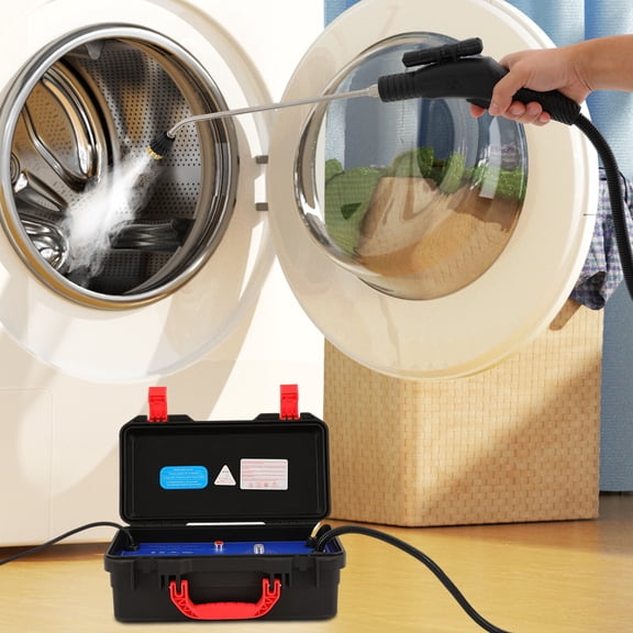 Portable Car Detailing Steam Cleaner High Pressure Vehicle Auto Cleaning Tool Black for Kitchens, Bathrooms