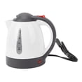 thumbnail image 1 of Portable Car Electric Kettle, Auto Shut Off Heated Water Tea Coffee Kettle Leakproof Spout Stainless Steel Plastic 1L  For Trip, 1 of 9