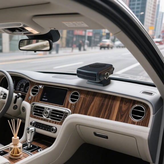 Portable Car Heater 12V, Car Defroster, Vehicle Heater for Winter, Quick Defogger with Overheat Protection, Low Noise, Energy-Efficient, No Open Flame, Compact & Safe