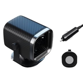 Portable Car Heater 2-in-1 Defroster and Windshield Demister with Rotation,Fast Heating for Vehicle Truck Winter Use, 12V/24V Plug-In Swivel Vent Independent Temp Speed Control