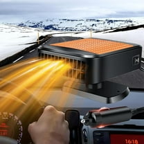 Portable Car Heater,200W Fast Heating Car Heaters for Vehicle,12V Car Heater that Plugs into Cigarette Lighter,with 360° Rotatable Base 2-in-1 Heating/Cooling Function