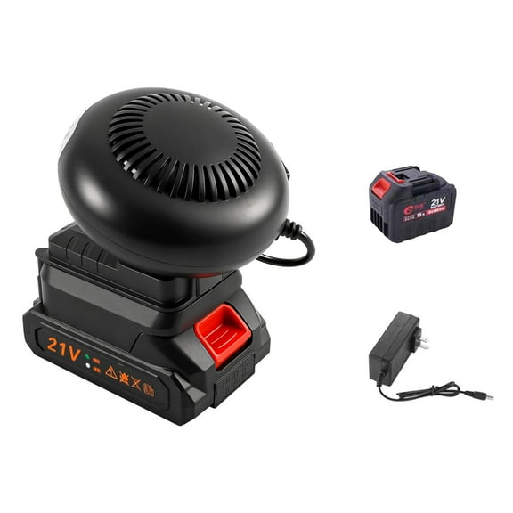 Portable Battery Operated Car Heater Car Window Defroster Space Heater with Anti Tilt Design Long Lasting Heating 1500mAh Li Battery Easily Fits into Any Room or Car for Office Indoor Use