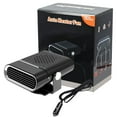 thumbnail image 1 of Portable Car Heater Defroster, Fast Heating Windshield Defogger, Dual Function Heater & Cool Fan, 12V ABS Auto Accessory with Plug-In Outlet, Compact Lightweight Design for Winter Driving Vehicles BK, 1 of 9