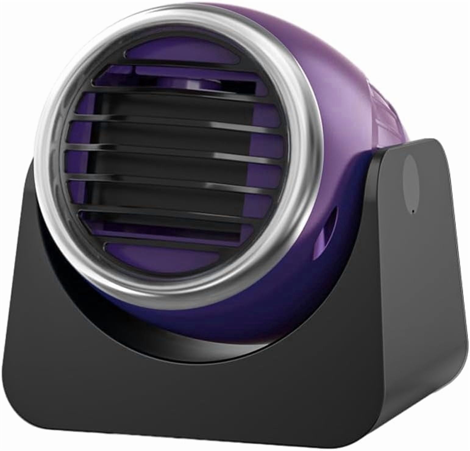 Portable Car Heater, Defroster for Windshield, 12V 120W Window Defroster, 2 in1 Fast Car Heater , Plug-in Cigarette Lighter Defroster Winter Weather Heater for All Cars, Purple
