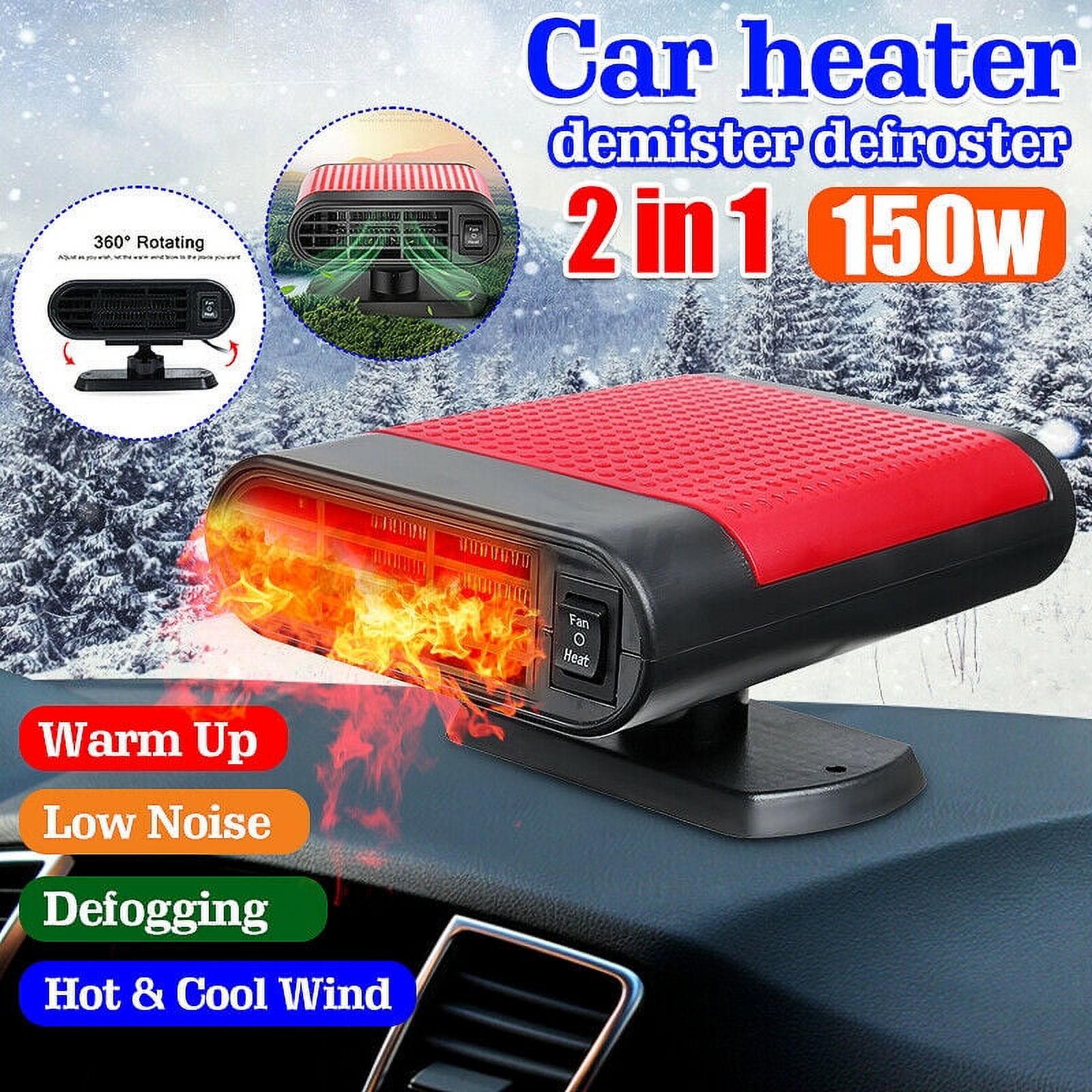 Portable Car Heater Fast Heating Quickly Defrost Defogger Demister Heat