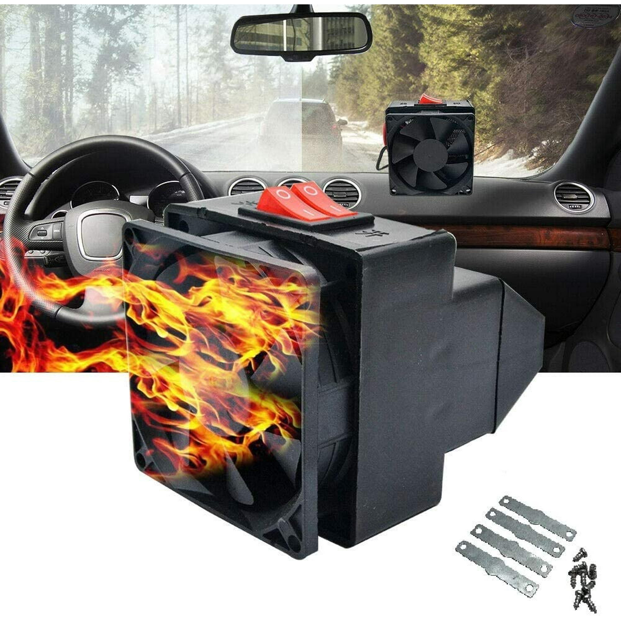 Portable Car Heater - TOTMOX 12V 300W High Power Automobile Windscreen  Heaters Fast Heating Fan Defroster for Easy Snow Removal - Walmart.com