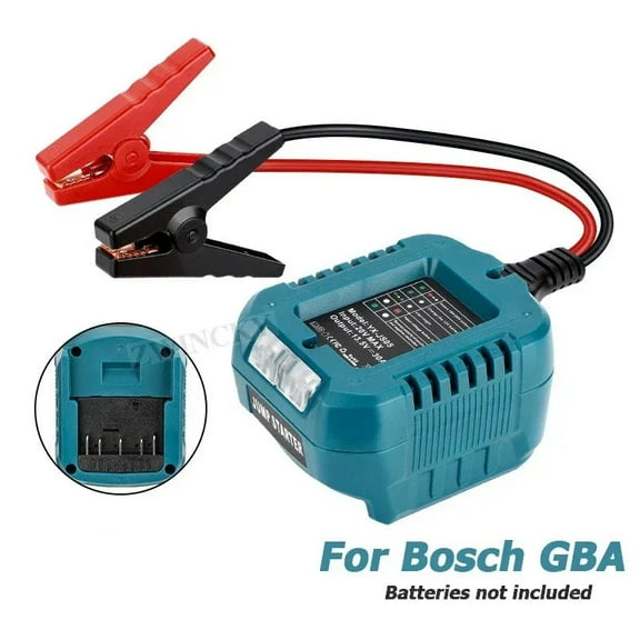 Portable Car Jump Starter for Bosch 18V 11AWG Heavy Duty Jump Starter Cable (1.2FT) for Car Battery Emergency Jump Start, Using Tool Batteries (Battery Sold Separately)