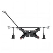 Portable Car Lift 3 Ton, 6613 lbs Capacity, 21.7 Height, Air Scissor Lift with Stands & Chocks