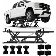 Portable Car Lift 7000 lb 26.8 In 120V Foldable Quick Jack for Trucks SUVs Sedans