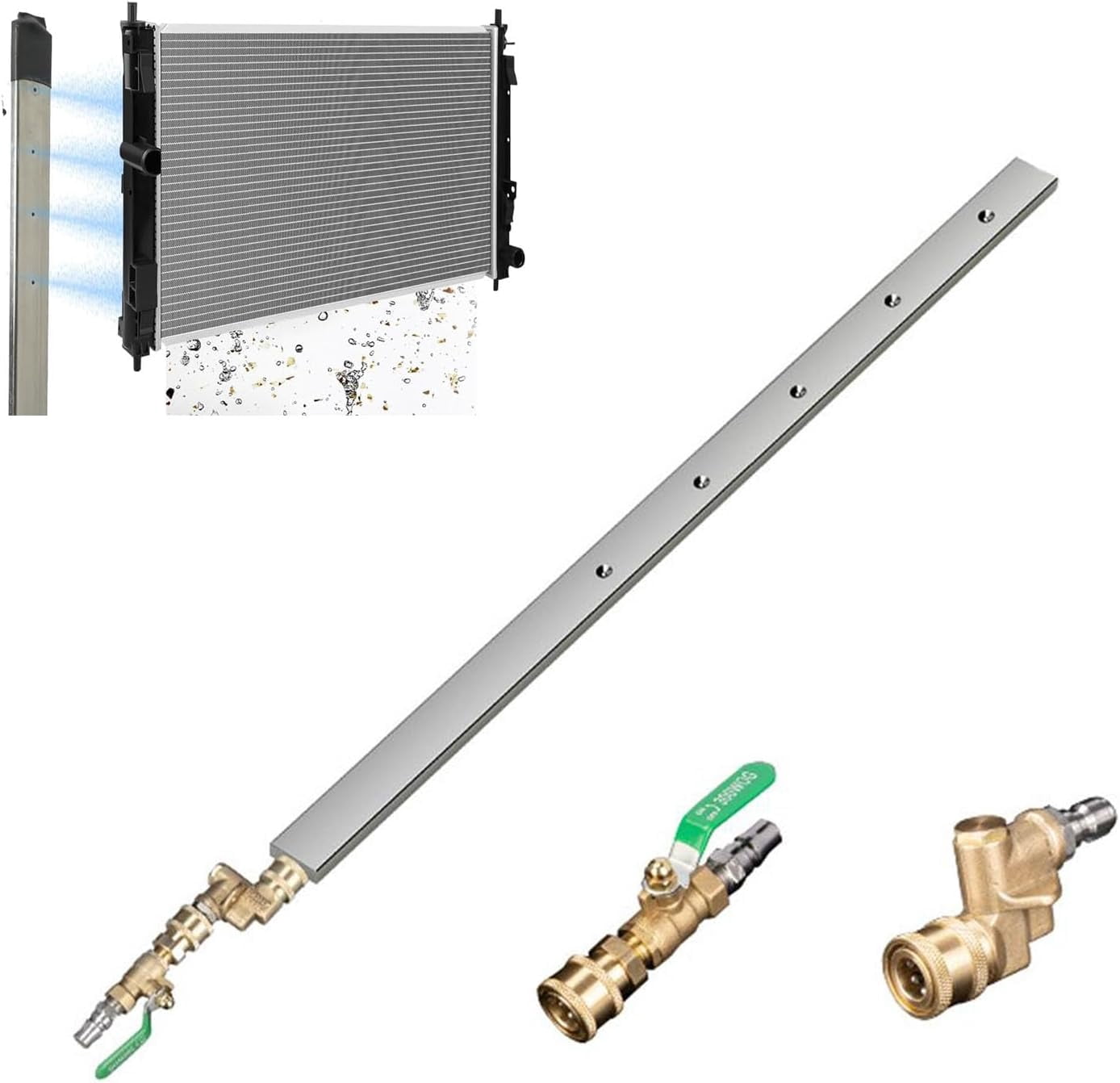 Portable Car Radiator Cleaning Wand,Pressure Washer Wand, Auto Water ...