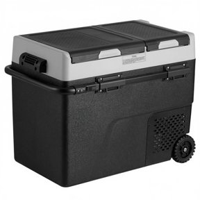 Portable Car Refrigerator, 58L Dual Zone Compression Cooler, -4F to 68F, for Car, RV, Home, Camping