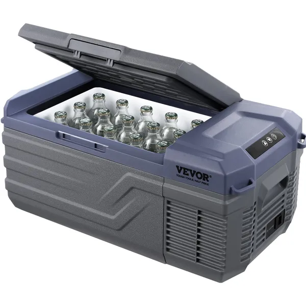 Portable Car Refrigerator Freezer 15L Single Zone Compressor for Car and Home