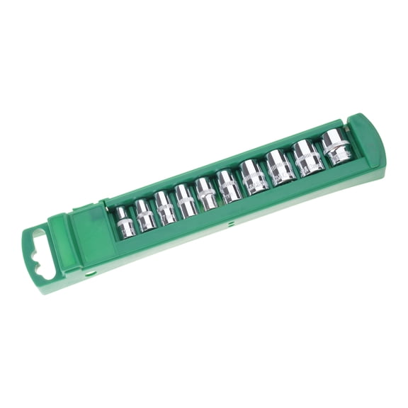 Portable Car Repair Tool Set 10Pieces Drives Socket Wrench Head Set for Maintenance and Repair Fixes Ratchets Tools