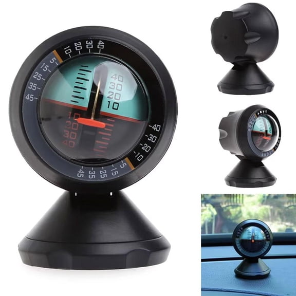 Portable Car Slope Meter Inclinometer with Adjustable Stand - High-Precision Vehicle Inclinometer for Driving Safety & Road Condition Awareness