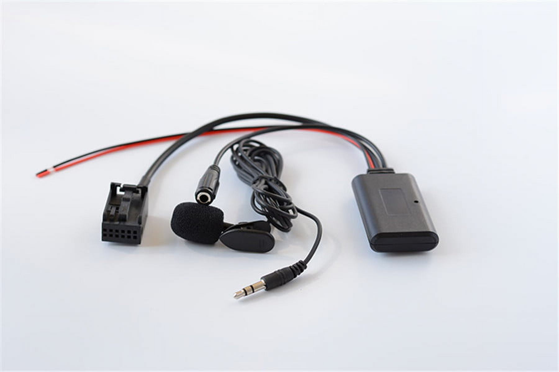 Portable Car Stereo Bluetooth Microphone Phone Call Handsfree Kit AUX