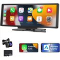 thumbnail image 1 of Portable Car Stereo Wireless Apple Carplay Android Auto, 10.26 Inch IPS Touchscreen Car Radio in Dash Navigation Unit Player with Bluetooth, FM Trans, 1 of 7
