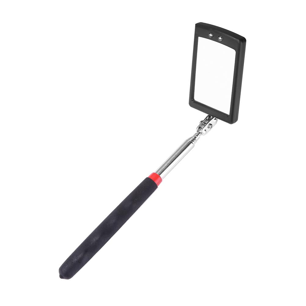 Portable Car Telescoping Inspection Mirror with LED Light Adjustable