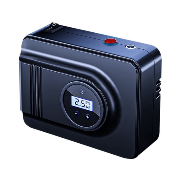 Portable Car Tire Inflator, Digital Tire Pressure Gauge Air Compressor with Emergency LED Light, 12V Tire Pump for Cars Bikes Motorcycles Balls Inflatables