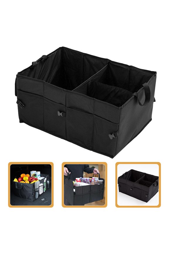 Non Woven Fabric Car Trunk Box for Suv with Portable Handle and Compartments